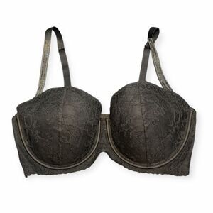 VICTORIA’S SECRET Women’s Black Lace Very Sexy Lined Balconette Bra Size 36D